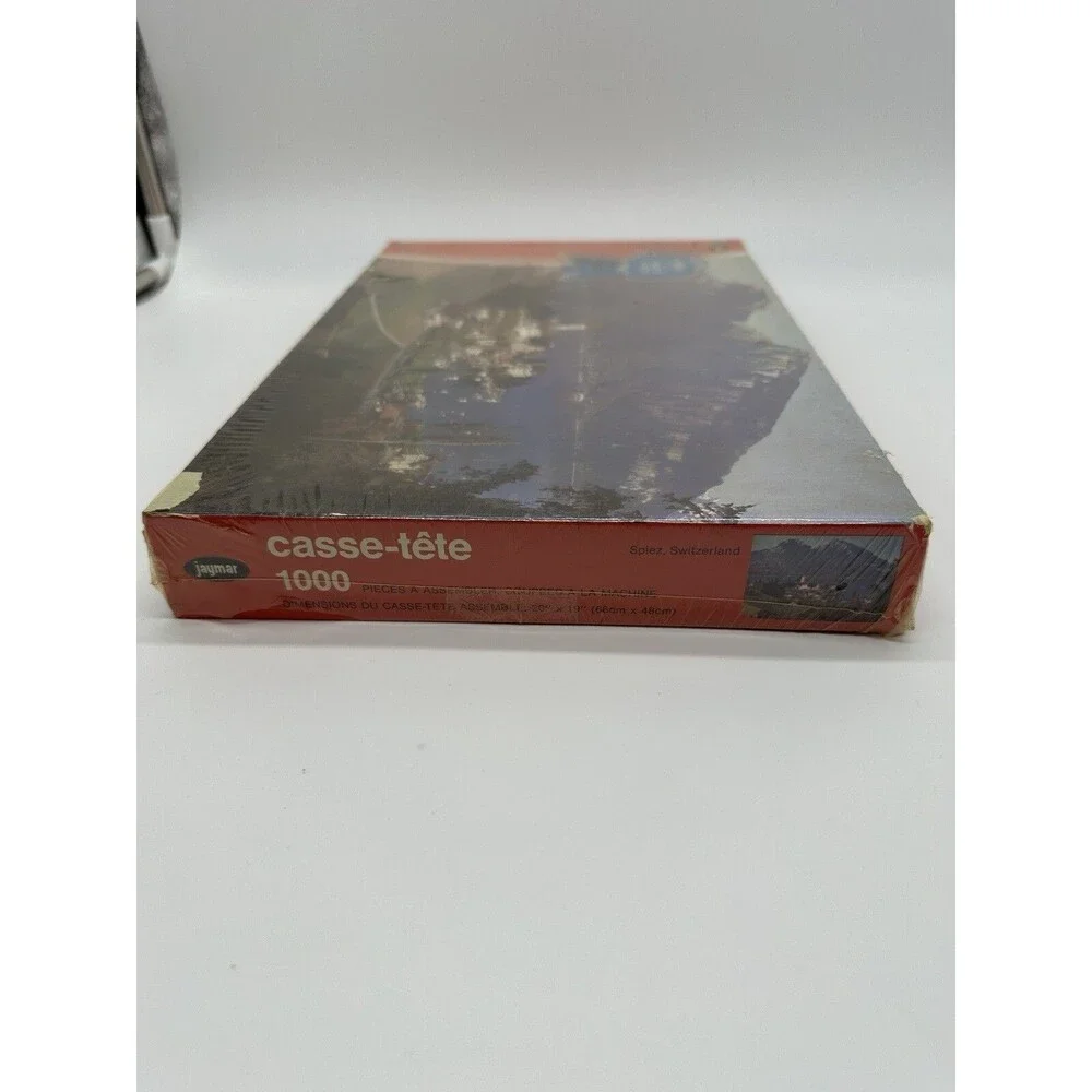Vintage Jaymar Puzzle 1000 Pc Spiez Switzerland NEW Sealed Grand Prize